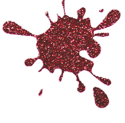 Glitter Garnet Screen Print