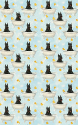 Rubber Ducky Giant Schnauzer Splash