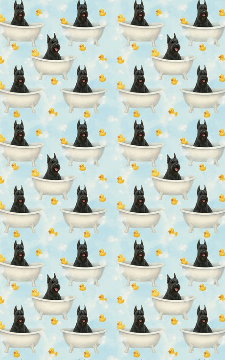 Rubber Ducky Giant Schnauzer Splash