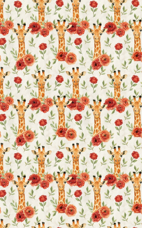 Giraffe Garden Whimsy