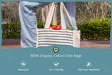 Canvas Grocery Tote Bags