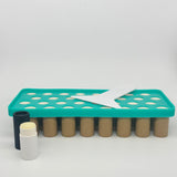 Reusable Silicone Filling Trays for Lip Balm Tubes