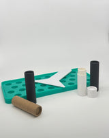 Reusable Silicone Filling Trays for Lip Balm Tubes