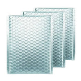 Ice Blue Metallic Bubble Mailers Size 8.5x12 Padded Envelopes