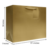 Matte Metallic Gold - Gift Bag w/Tag — additional view b
