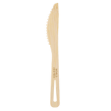 World Centric 6.7in Bamboo Knife FSC Certified Compostable Cutlery (QTY 2000), SKU KN-BB-67