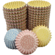 Knack Design Assorted Colors: Red/ Yellow/ Blue - Grease Proof Candy Cups - 3/4 (Dia) x 5/8" (H)