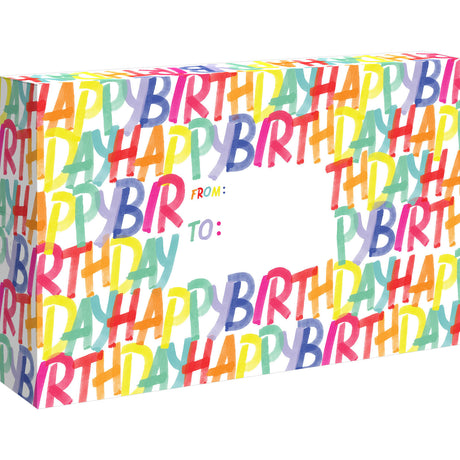 Rainbow Birthday - Theme Mailing Box — primary image