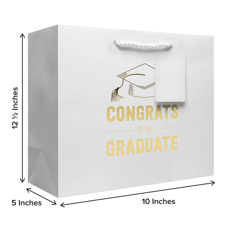 Grad White - Gift Bag — additional view b