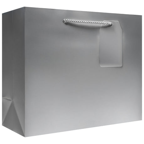 Matte Metallic Silver - Gift Bag w/Tag — primary image
