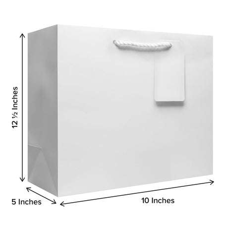 Matte White - Gift Bag w/Tag — additional view b