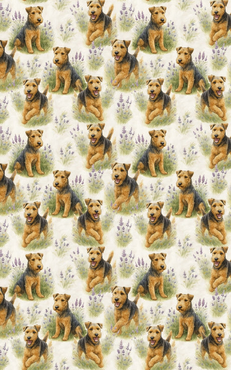 Lively Friends - Lakeland Terrier Wrapping Paper