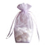 Lavender - Cardboard Bottom Organza Bag - 4 x 2 x 6"