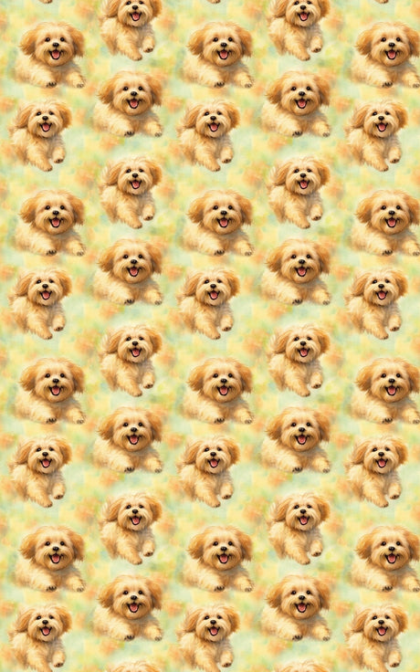 Fluffy Festivities - Fluffy Dogs Wrapping Paper