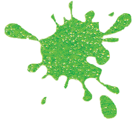 Glitter Lime Screen Print