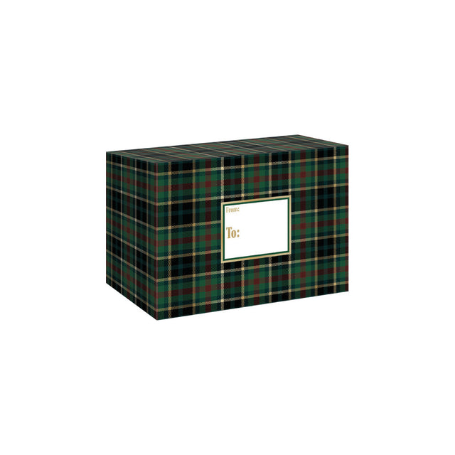 Hunter Navy Plaid Theme Mailing Box - MB228.1a.jpg