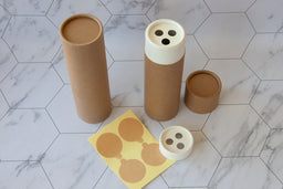 4 ounce / 115 g Paper Shaker Tube Large Holes