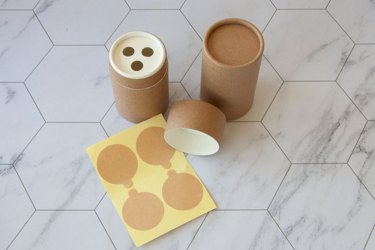 2 ounce / 60 g Paper Shaker Tube Large Holes