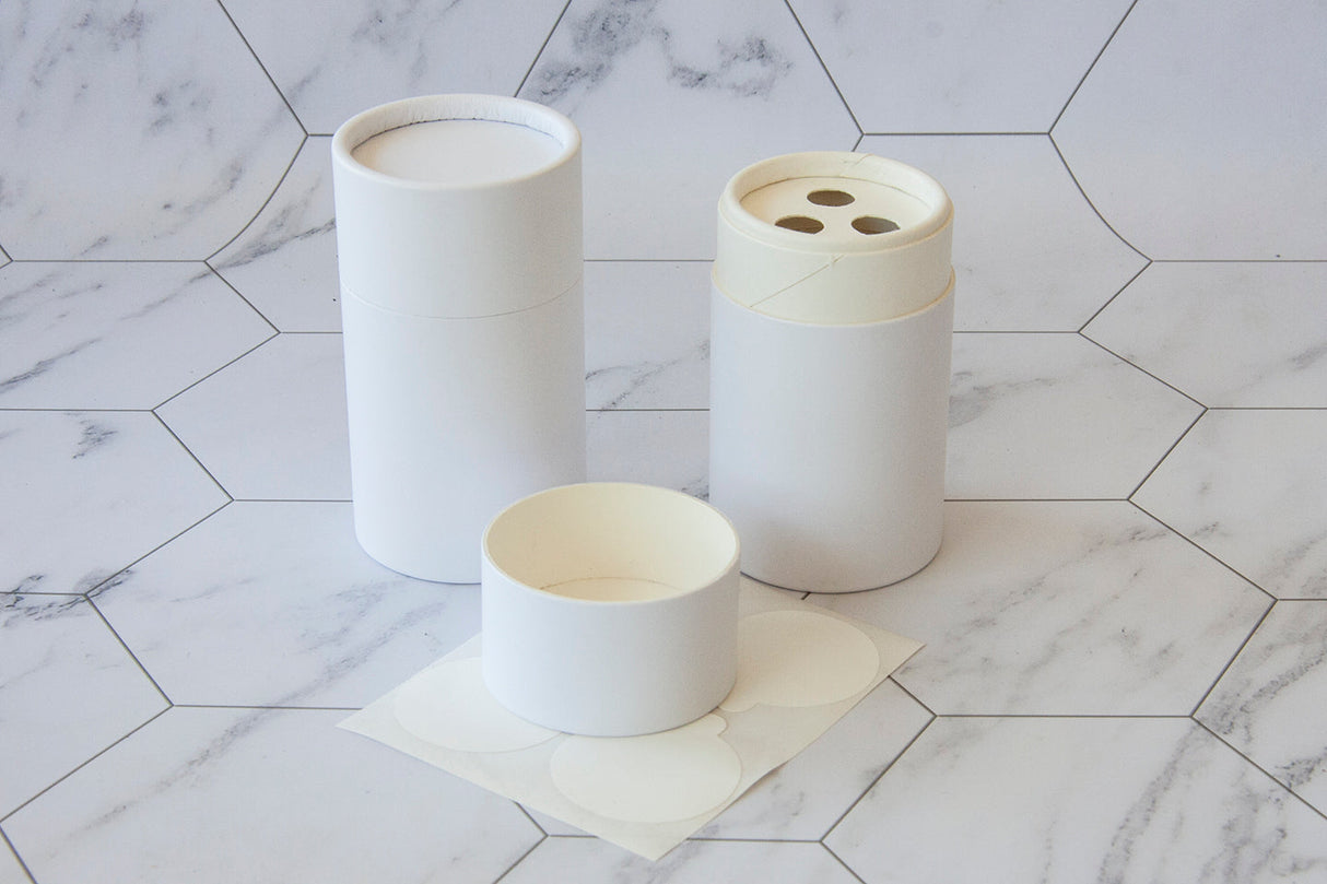 2 ounce / 60 g Paper Shaker Tube Large Holes