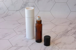10 ml Glass Roller Bottles with Paper Tube Packaging