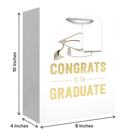 Grad White - Gift Bag — additional view b