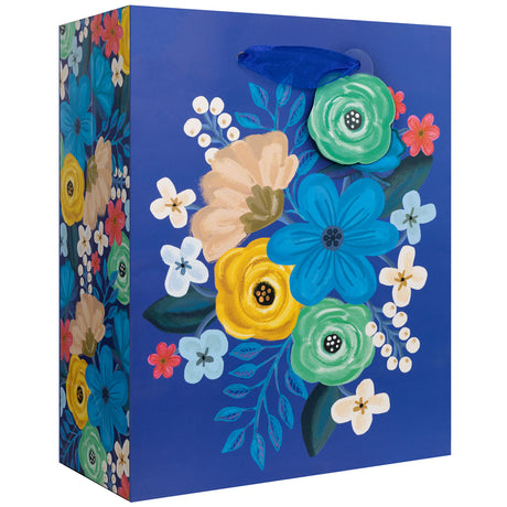 Floral Delight Blue - Gift Bag — primary image