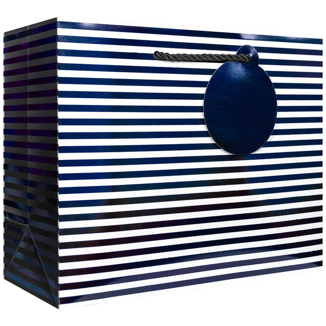 Black White Stripe Gift Bag - MT449.1a.jpg