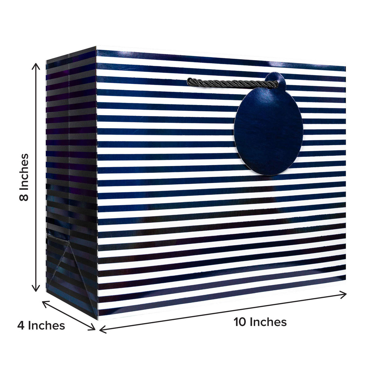 Black White Stripe Gift Bag - MT449.1b.jpg