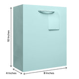 Matte Pastel Blue - Gift Bag w/Tag — additional view b
