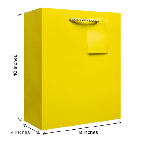 Matte Yellow - Gift Bag w/Tag — additional view b