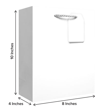 Matte White - Gift Bag w/Tag — additional view b