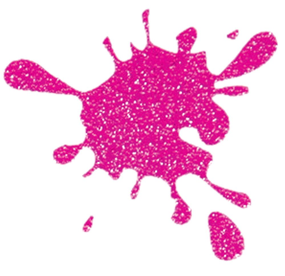 Glitter Magenta Screen Print