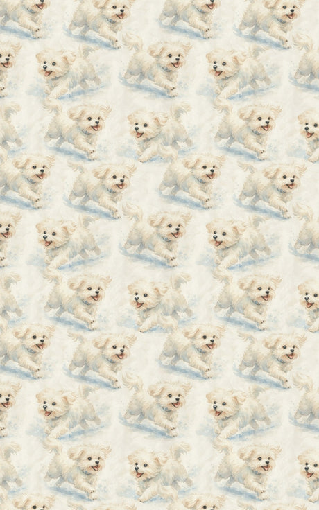 Snowflakes & Serenity - Maltese Wrapping Paper