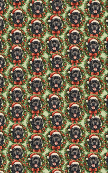 Garland Tides, Merry Giants - Newfoundland Wrapping Paper