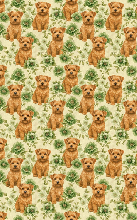 Little Norfolk Charm - Norfolk Terrier Wrapping Paper