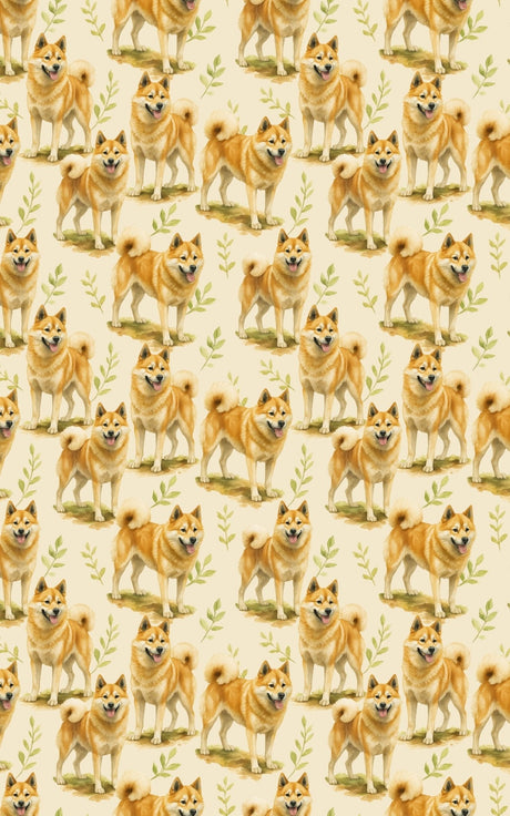 Falling for Buhunds - Norwegian Buhund Wrapping Paper