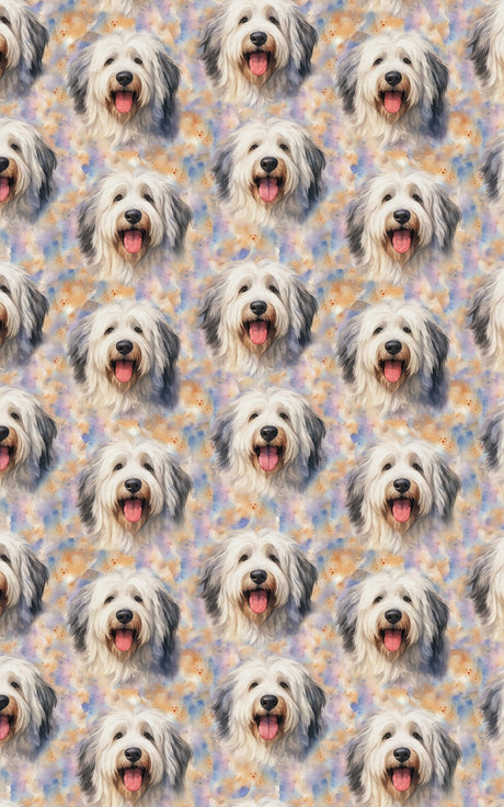 Shaggy Smiles - Old English Sheepdog Wrapping Paper