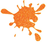 Glitter Orange Screen Print