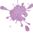 Glitter Orchid Screen Print