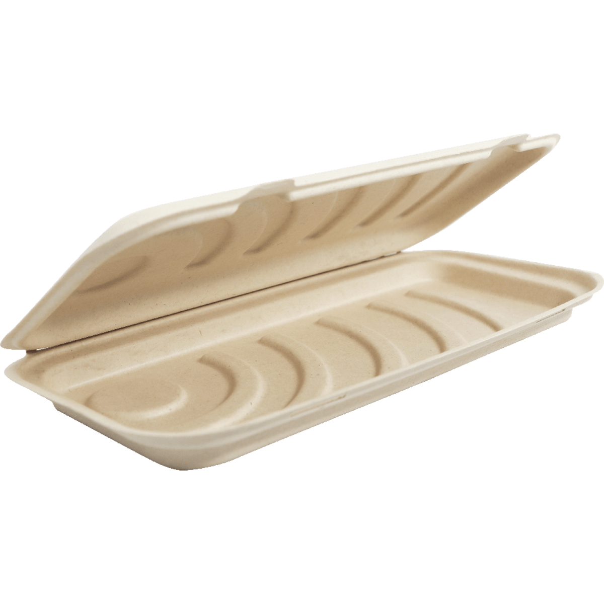 World Centric Fiber Flat Bread or Pizza Box 13.5x6.5x1.25in Compostable PFAS-Free (QTY 200), SKU PB-SC-U13-LFS