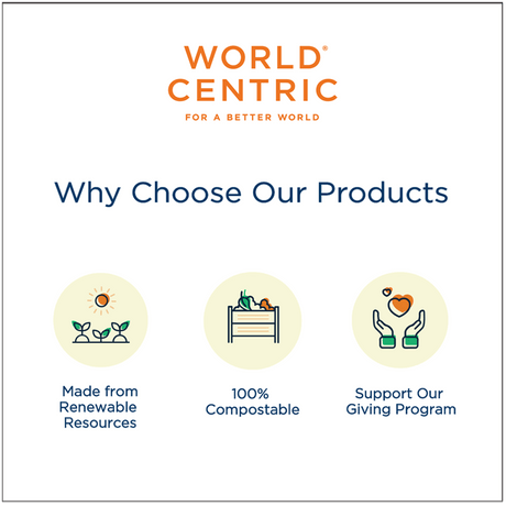 World Centric 10" PizzaRound Tray - Lid sold separately (QTY:200)
