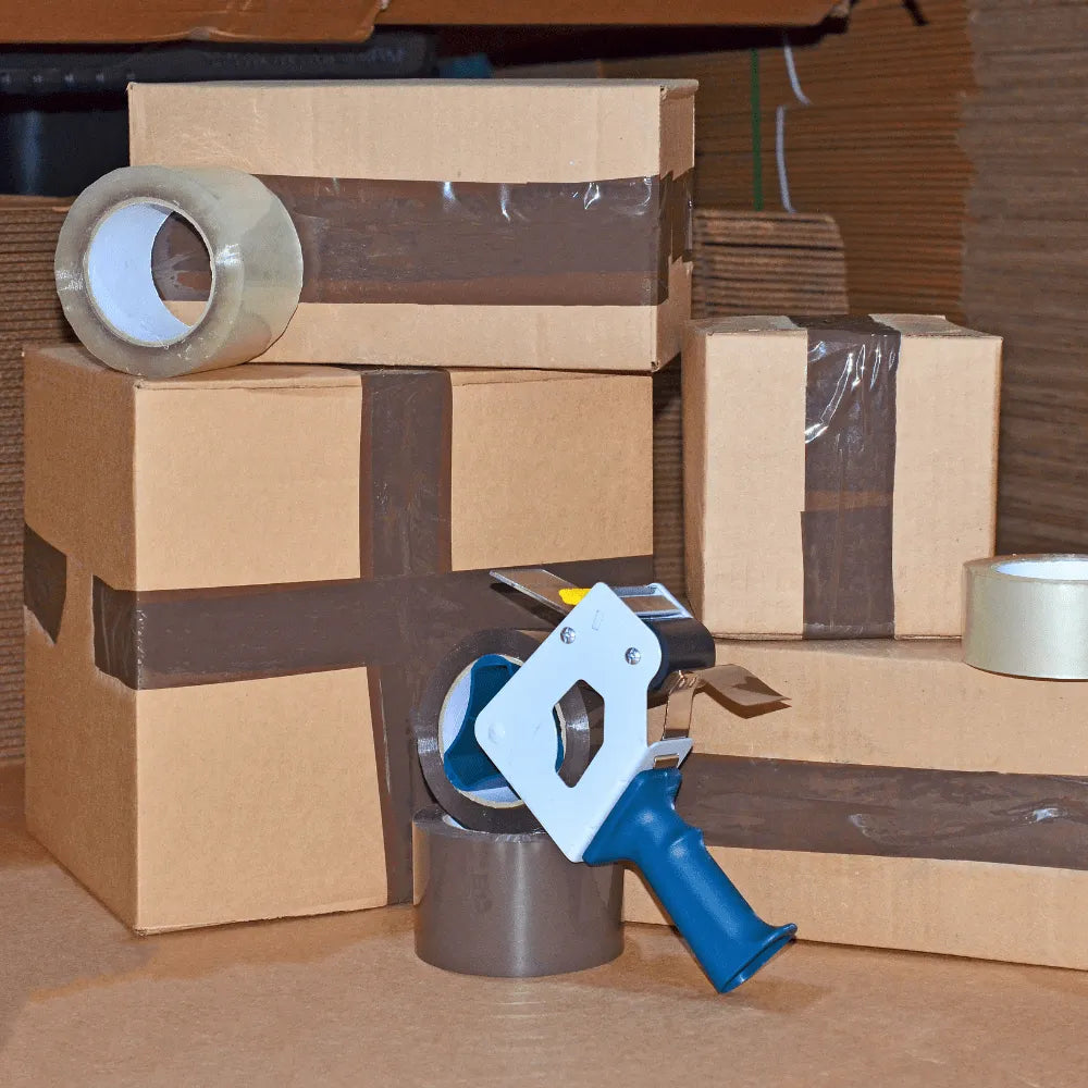 Wholesale Packaging Supply Set: Carton Sealing Tape, Dispensers & Stretch Film