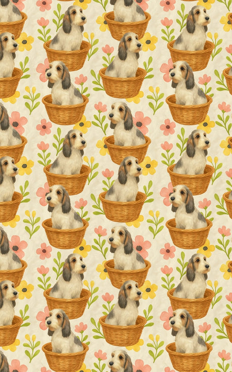 Garden Nest - Petit Basset Griffon Vendéen Wrapping Paper