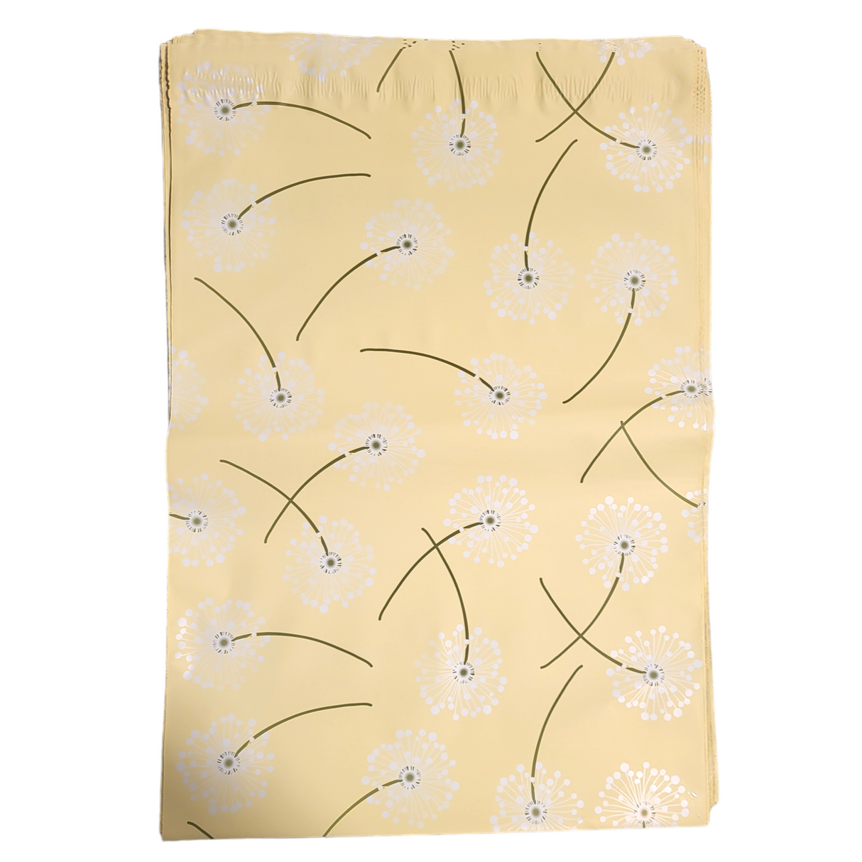 Dandelion Yellow Poly Mailers Size 10x13 Colorful Shipping Bags