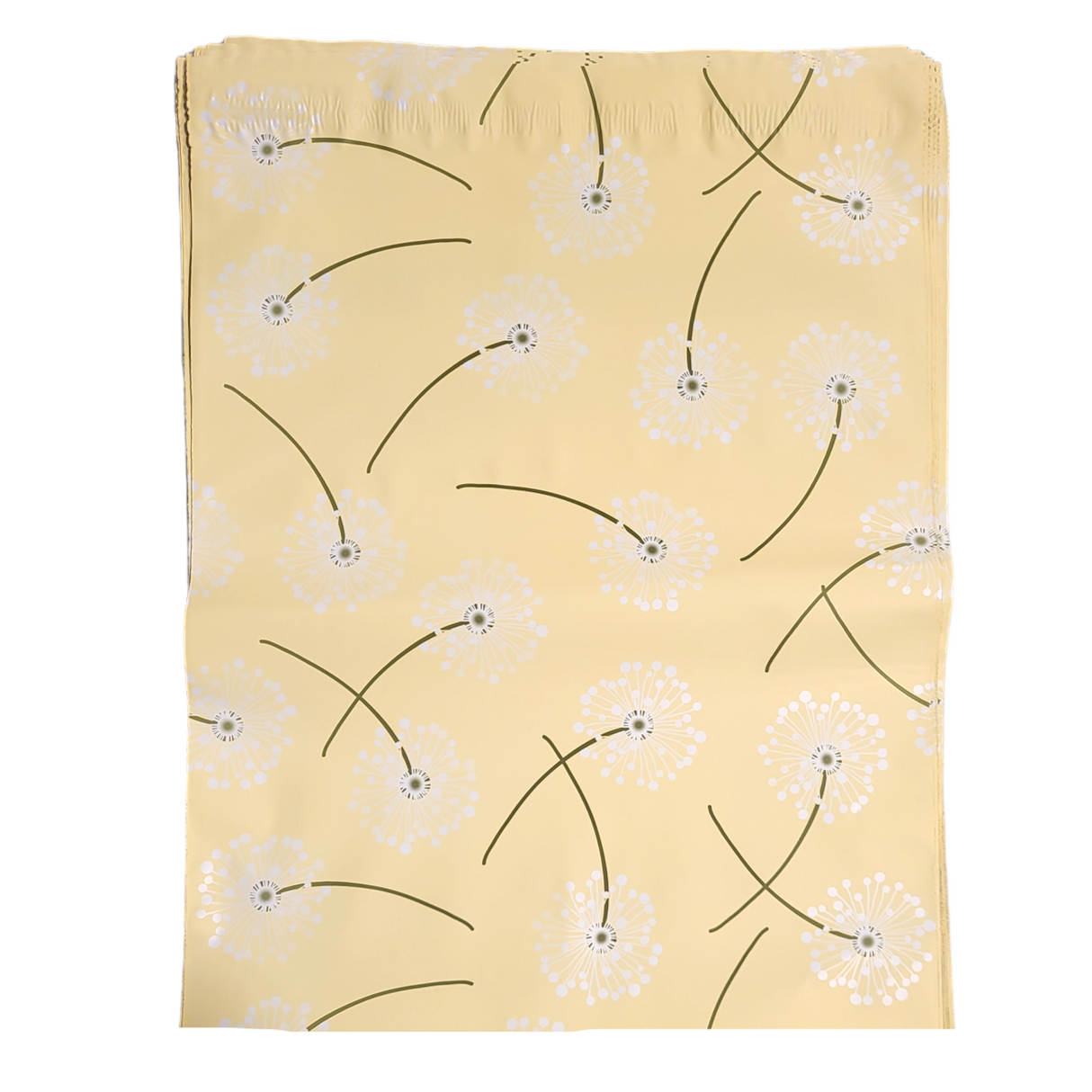 Dandelion Yellow Poly Mailers Size 10x13 Colorful Shipping Bags