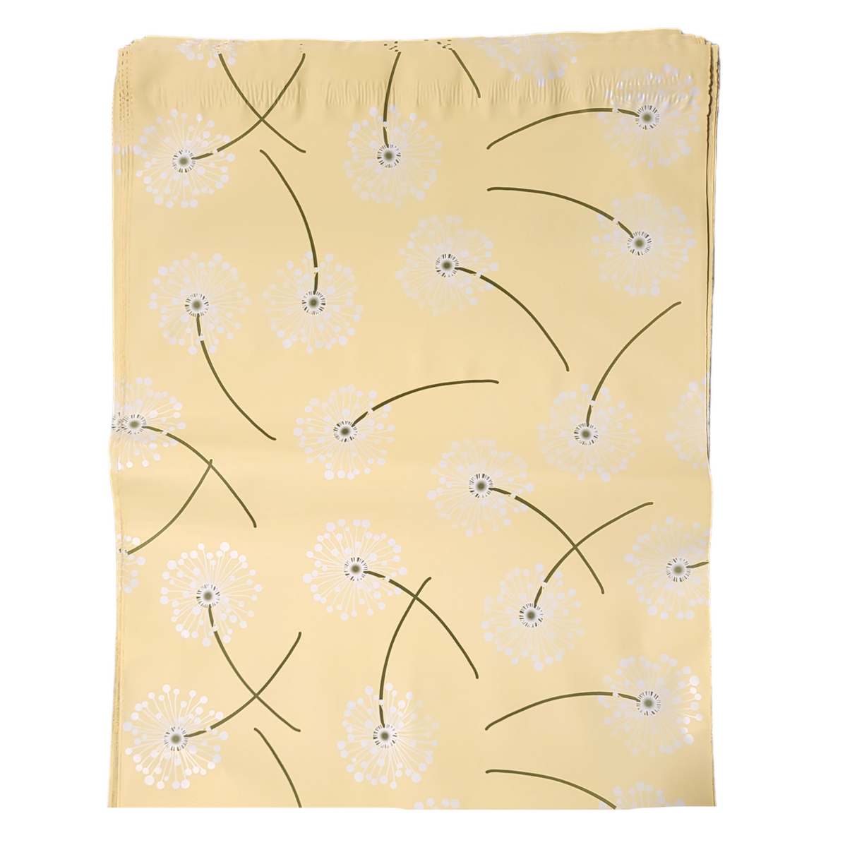 Dandelion Yellow Poly Mailers Size 10x13 Colorful Shipping Bags