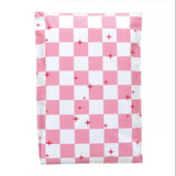 Pink Plaid Poly Mailers Size 7.5x10.5 Colorful Shipping Bags