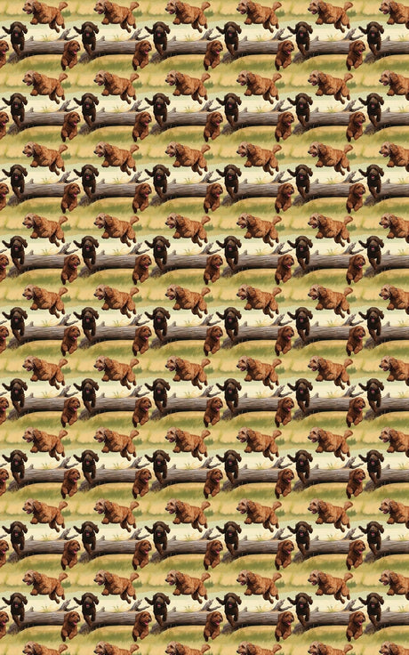 Bouncy Doodle Days - Labradoodle Wrapping Paper