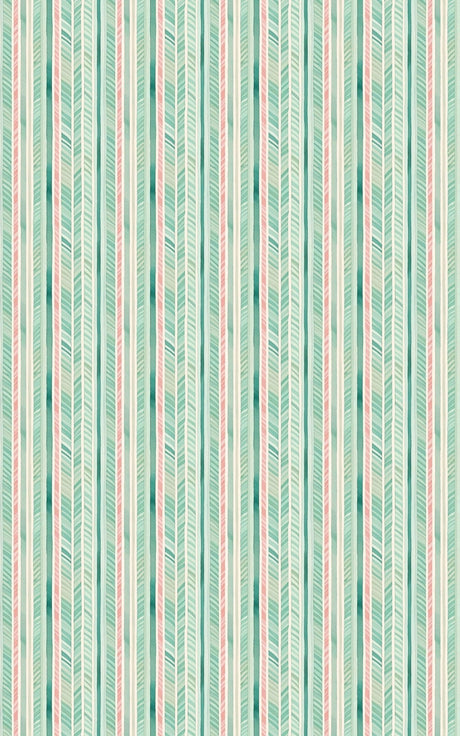 Pastel Rhythm - Watercolor Stripes Wrapping Paper