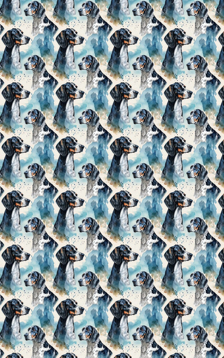 Spotted Trails - Coonhound Wrapping Paper